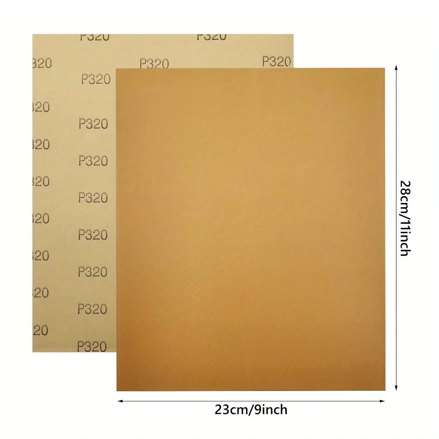 Lot de Feuilles de Papier Abrasif Grand Format pour rénovation et projets DIY - en 15 ou 24 Pièces - Ethic Atelier