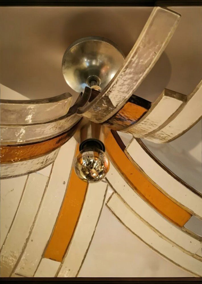 Lustre en Pâte de Verre par Carlo Nason pour Mazzega – Vers 1970 - Ethic Atelier