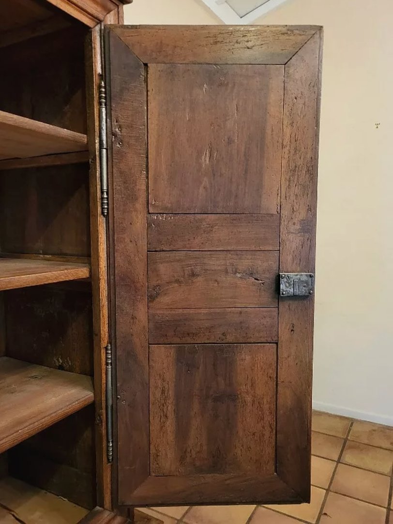 Magnifique Armoire Louis XIII en Noyer Massif - XVIIIe Siècle - Ethic Atelier