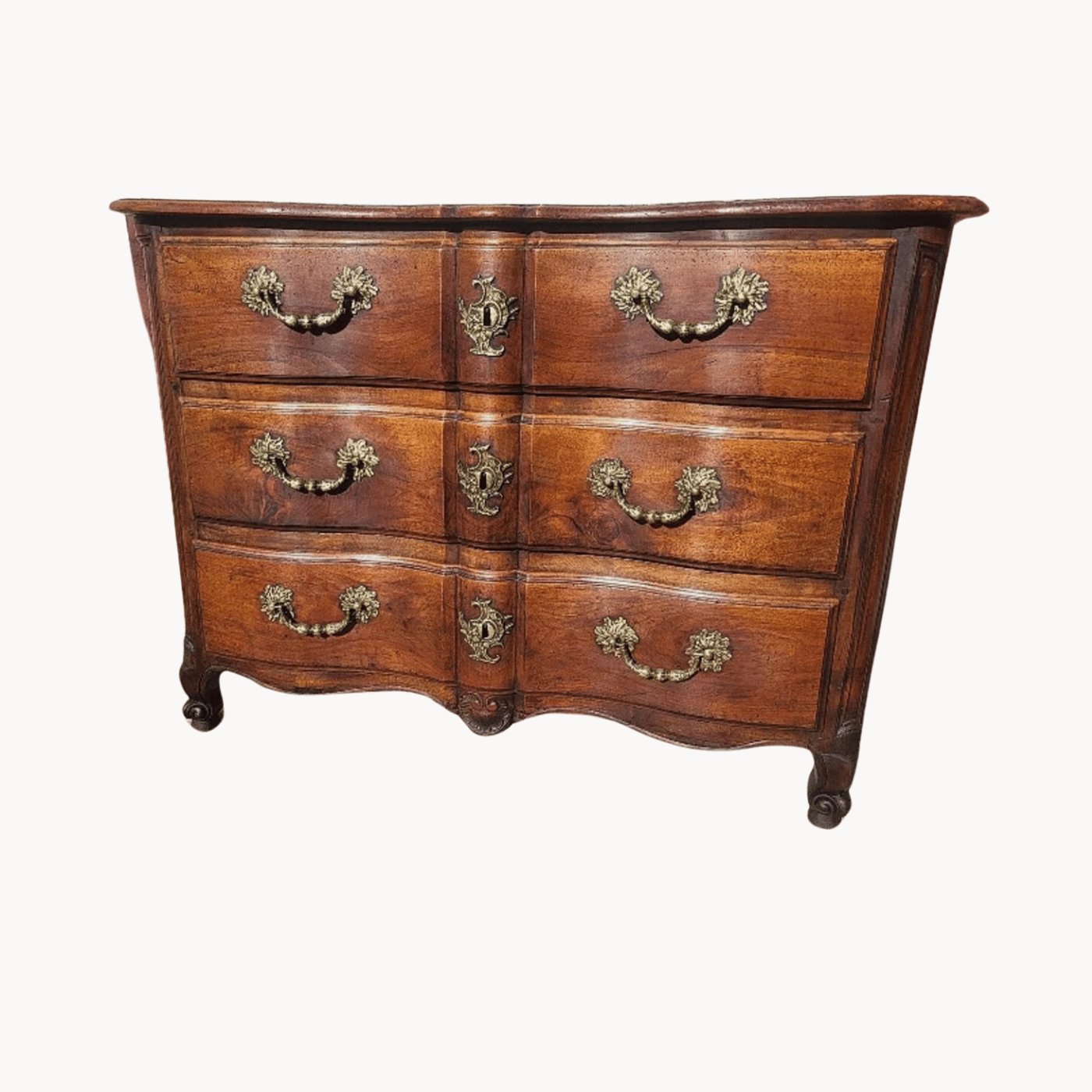 Magnifique Commode Arbalette Louis XV - Fin XVIIIe Siècle - Ethic Atelier