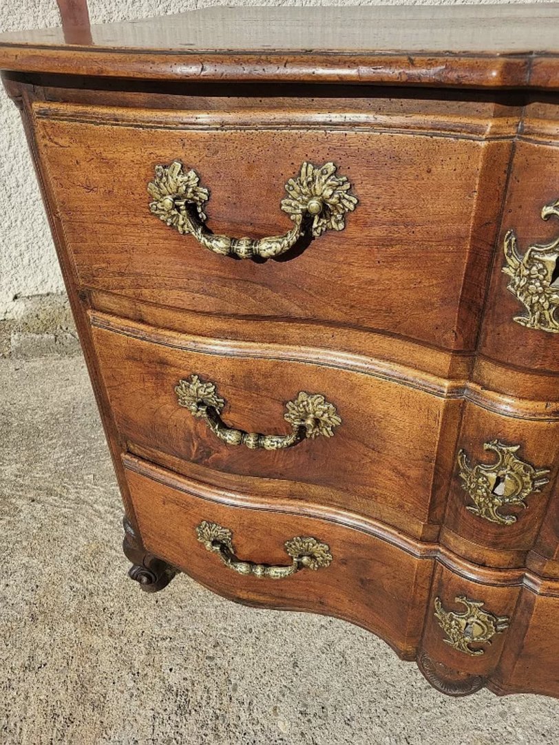 Magnifique Commode Arbalette Louis XV - Fin XVIIIe Siècle - Ethic Atelier