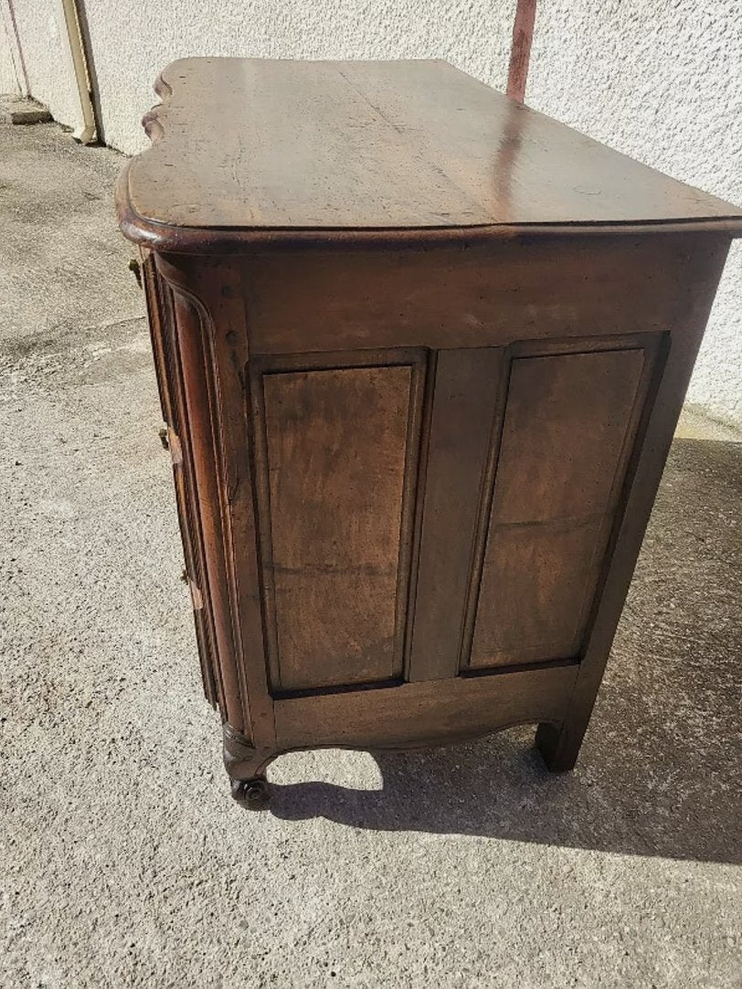 Magnifique Commode Arbalette Louis XV - Fin XVIIIe Siècle - Ethic Atelier