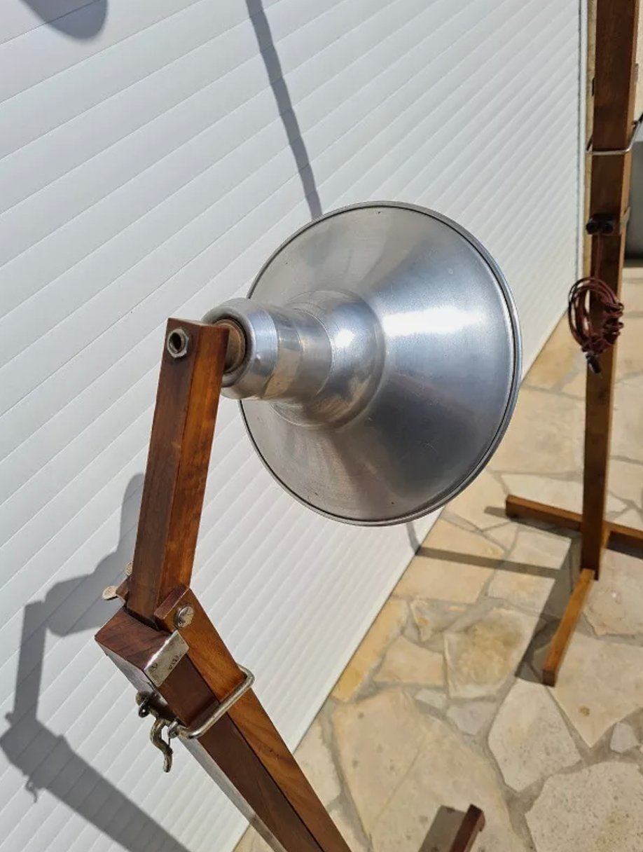 Magnifique Paire de Lampes sur Pied - Lampadaire Design des Années 1930 - Ethic Atelier