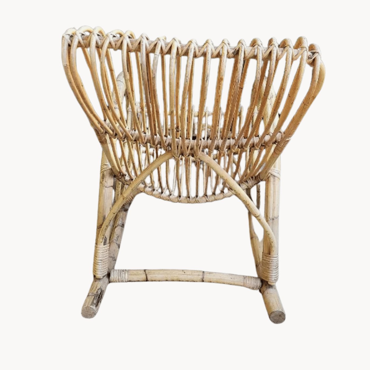 Magnifique Rocking Chair - Chaise à Bascule en Rotin Bambou - Ethic Atelier