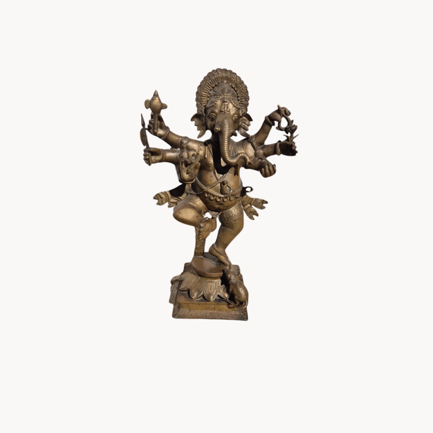 Magnifique Statue en Bronze de Ganesh - Ethic Atelier