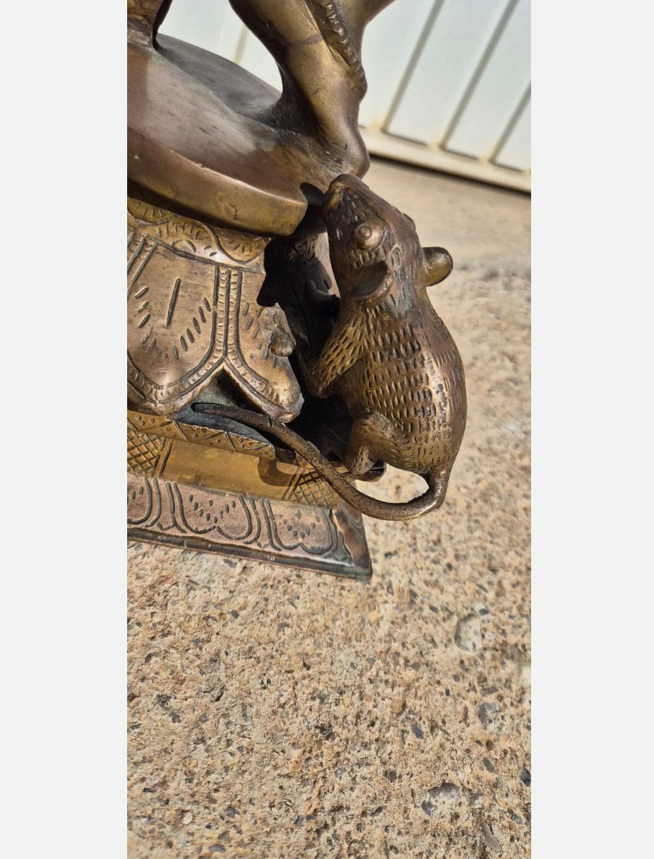 Magnifique Statue en Bronze de Ganesh - Ethic Atelier