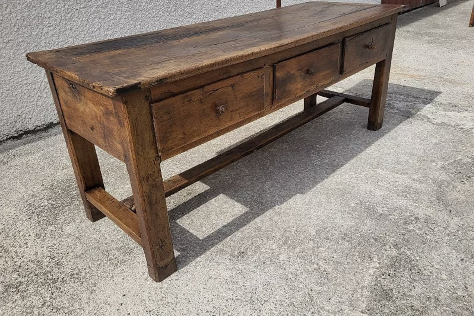 Magnifique Table de Ferme Ancienne - XVIIIe siècle - Ethic Atelier