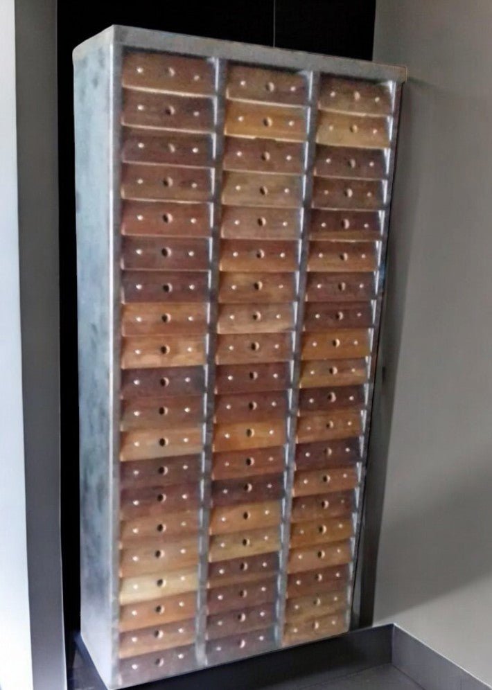 Meuble Industriel Clem – 60 Tiroirs - Ethic Atelier