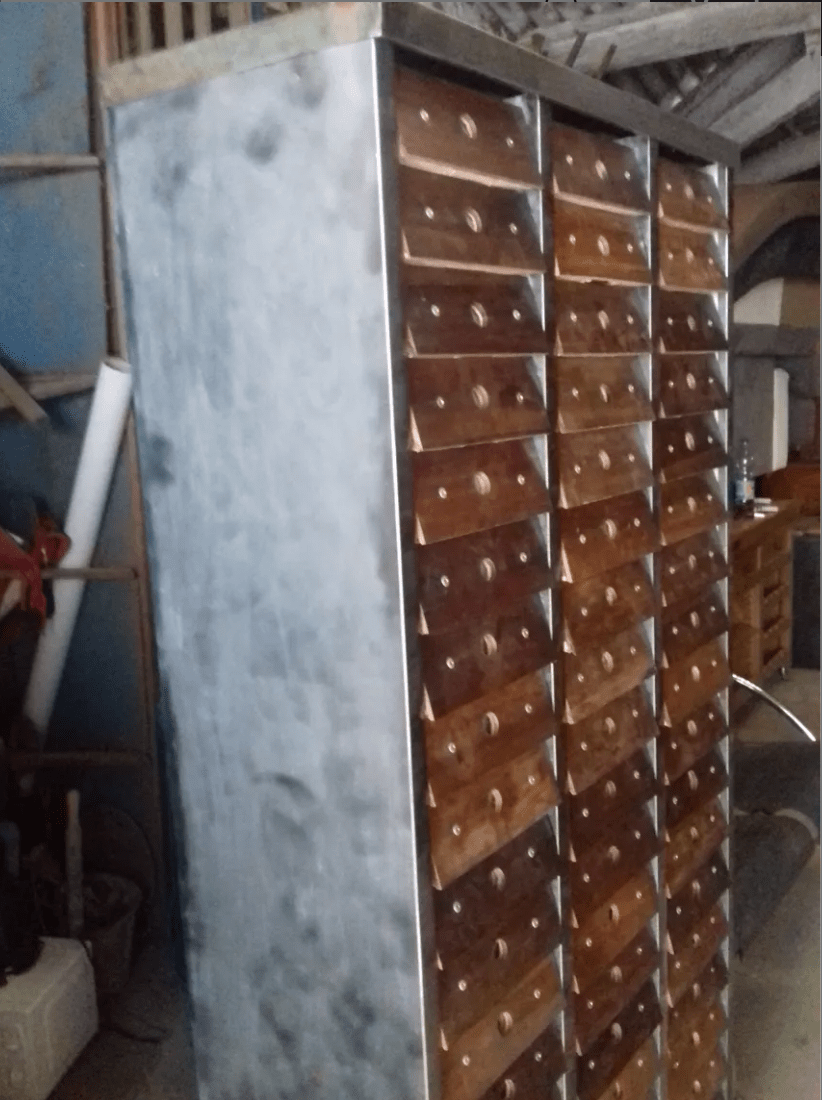 Meuble Industriel Clem – 60 Tiroirs - Ethic Atelier
