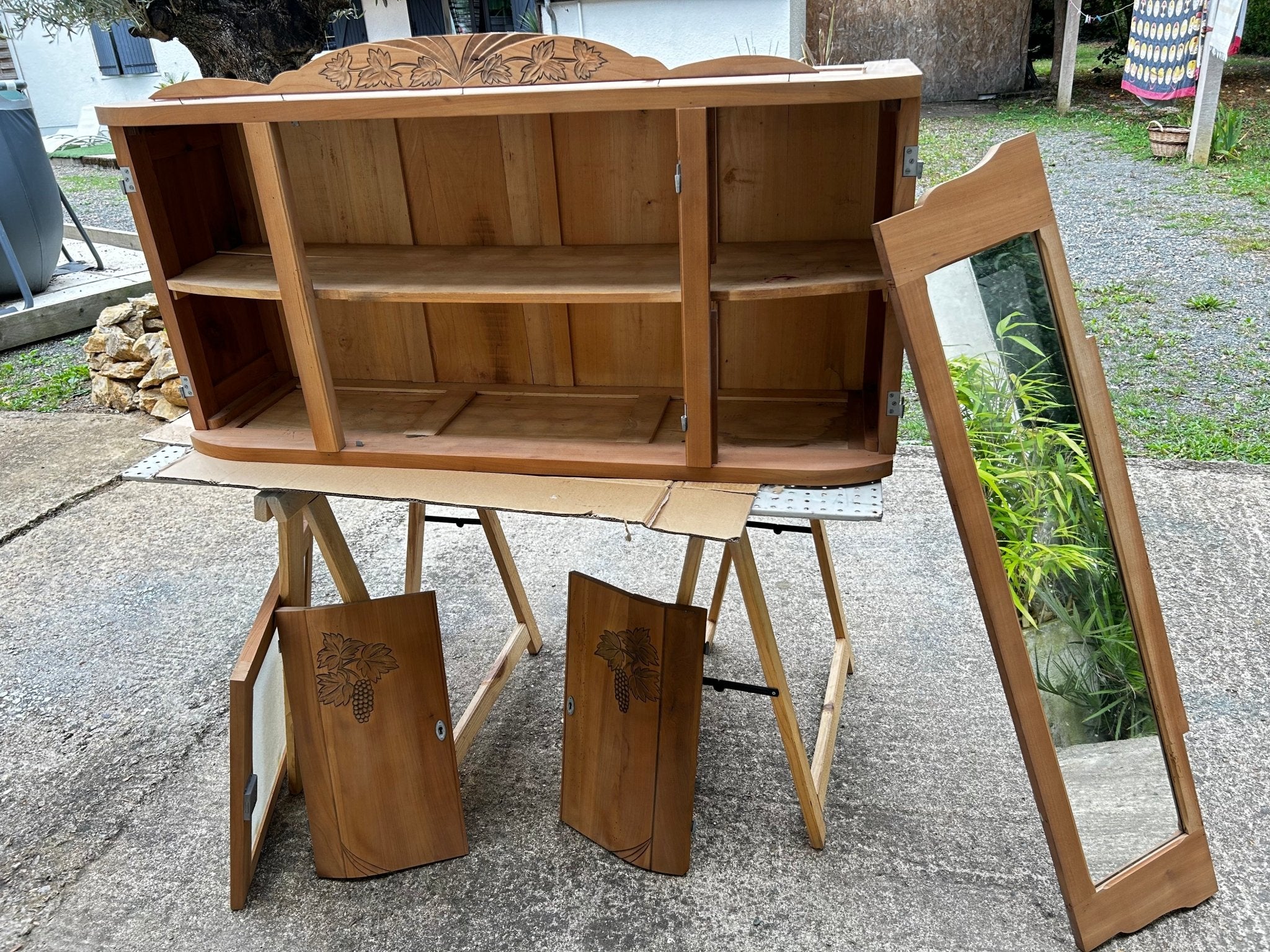 Meuble Restauré - Petit Buffet Bas Art Déco - Époque 1930 - Ethic Atelier