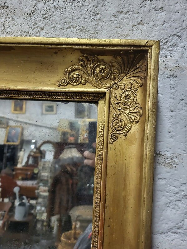 Miroir à palmettes rectangulaire du XIXe siècle - Ethic Atelier