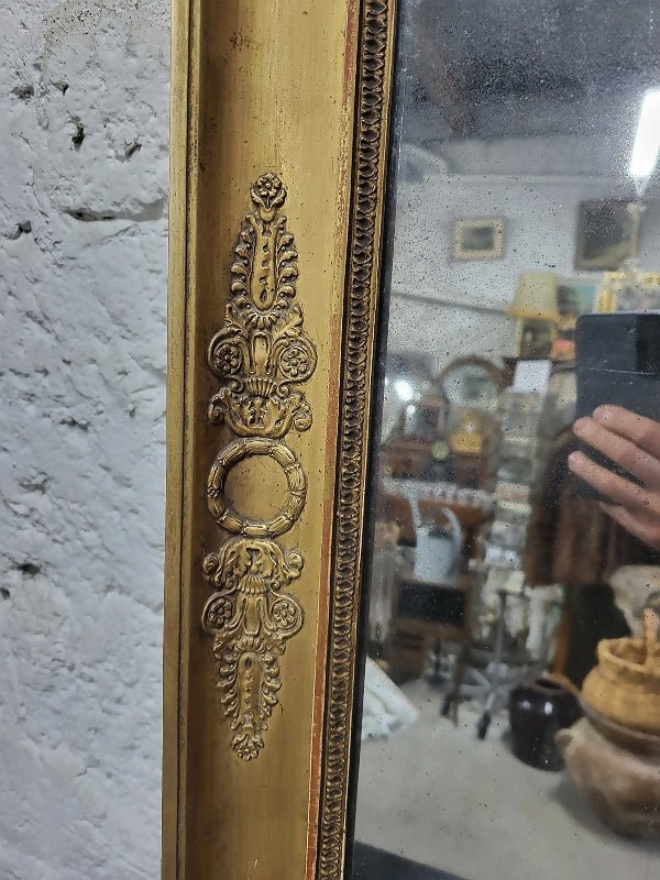 Miroir à palmettes rectangulaire du XIXe siècle - Ethic Atelier