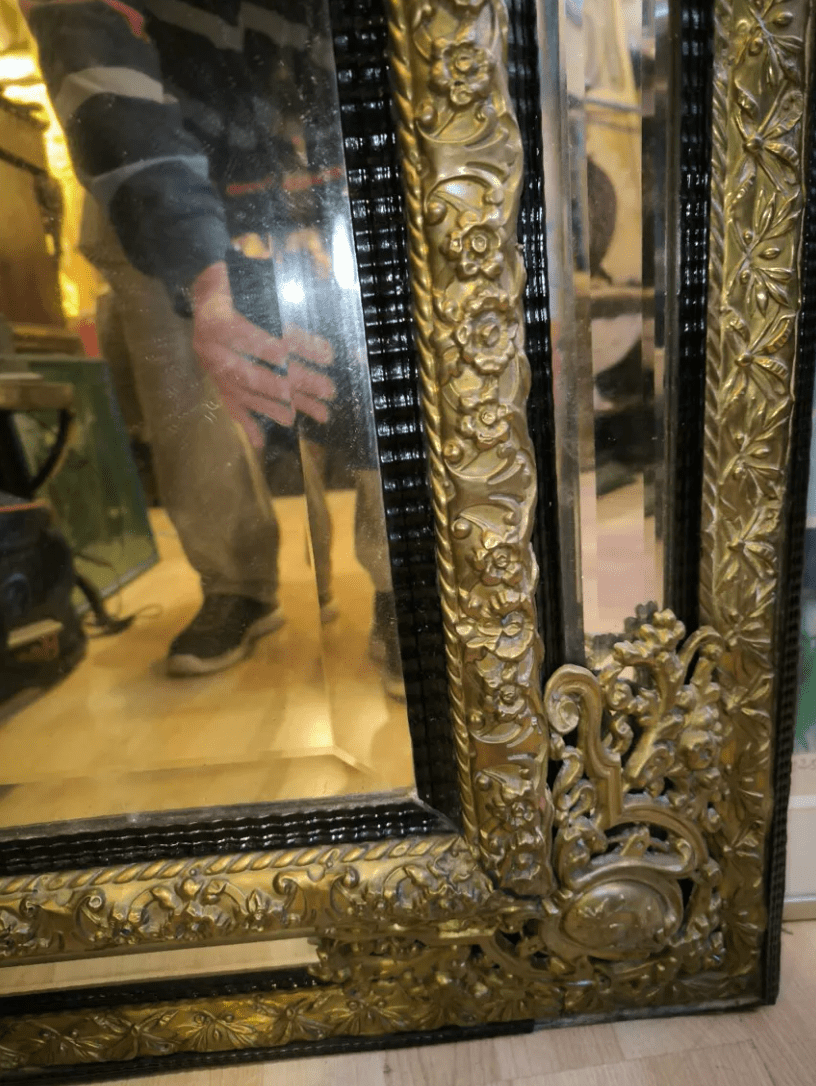 Miroir à Parecloses d'Époque Napoléon III - Ethic Atelier