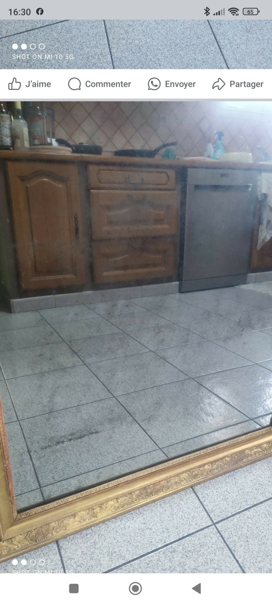 Miroir au mercure d'époque Restauration - Ethic Atelier