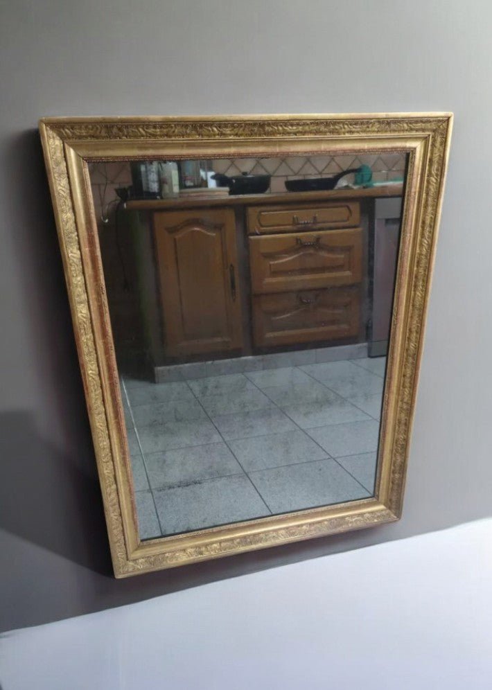 Miroir Doré à la Feuille Époque Restauration – Vers 1830 - Ethic Atelier