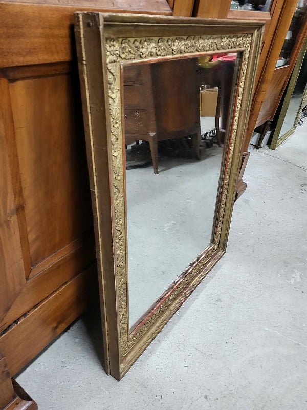 MIROIR DORE DECOR DE FLEURS ET DE FEUILLAGE DU XIX ème SIECLE - Ethic Atelier