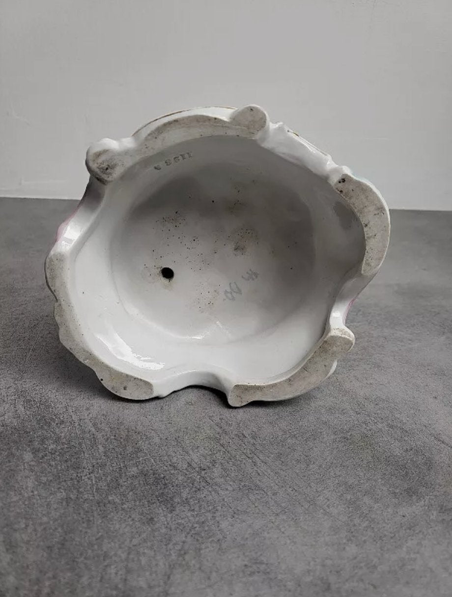 Paire de Bougeoirs en Porcelaine Allemande du XIXème Siècle - Ethic Atelier