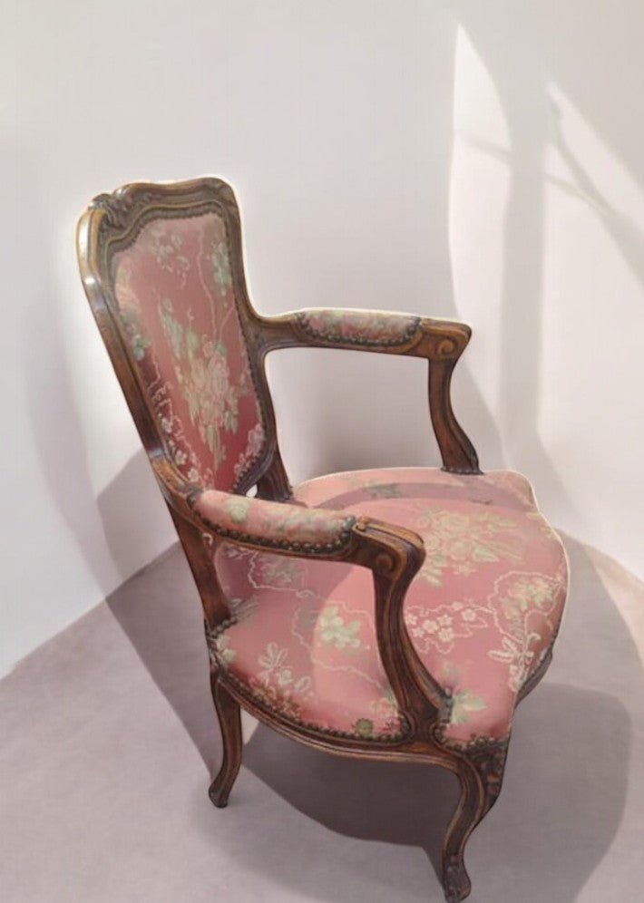 Paire de Fauteuils Cabriolets de Style Louis XV - Ethic Atelier