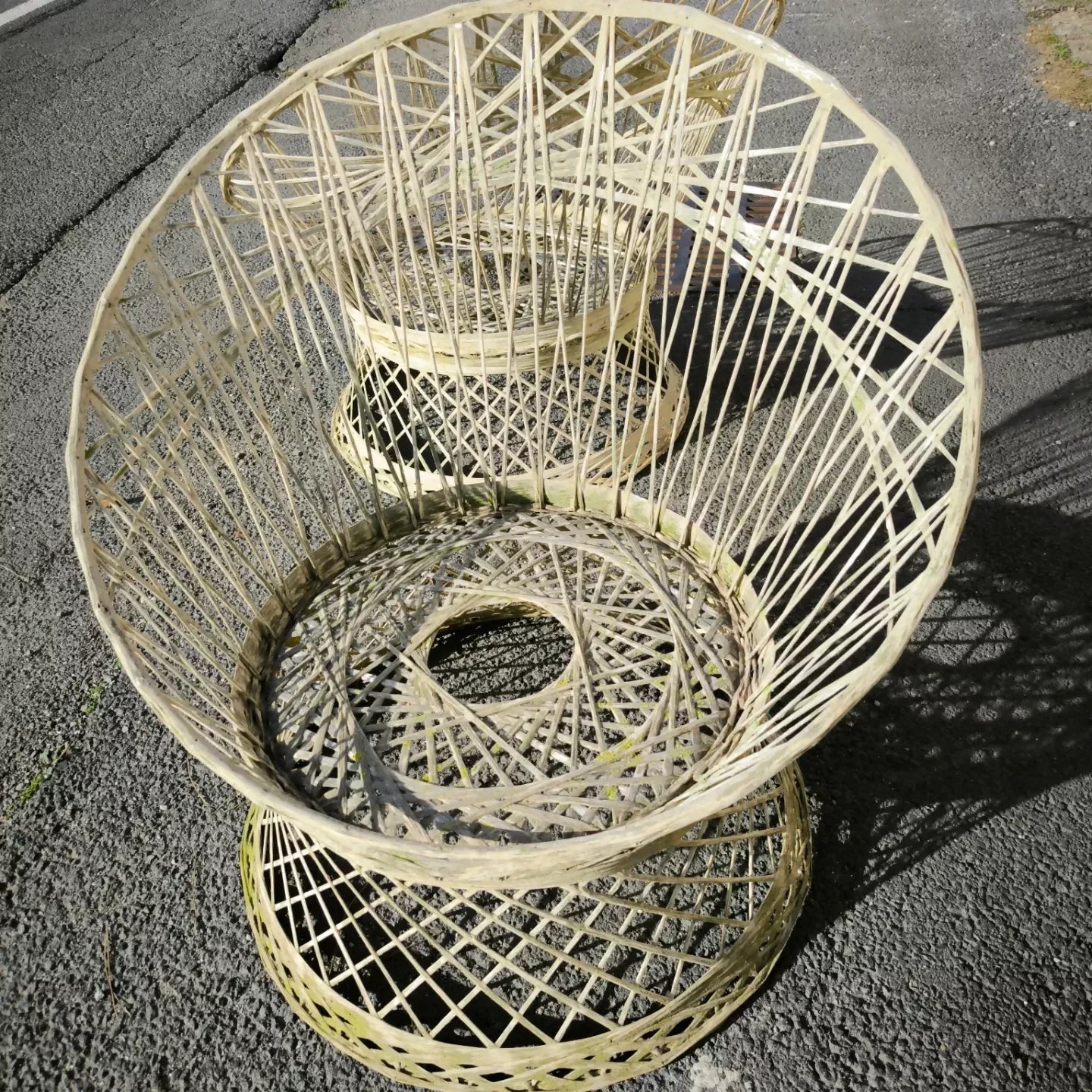 Paire de Fauteuils de Jardin Vintage en Fibre de Verre - Design Iconique - Ethic Atelier