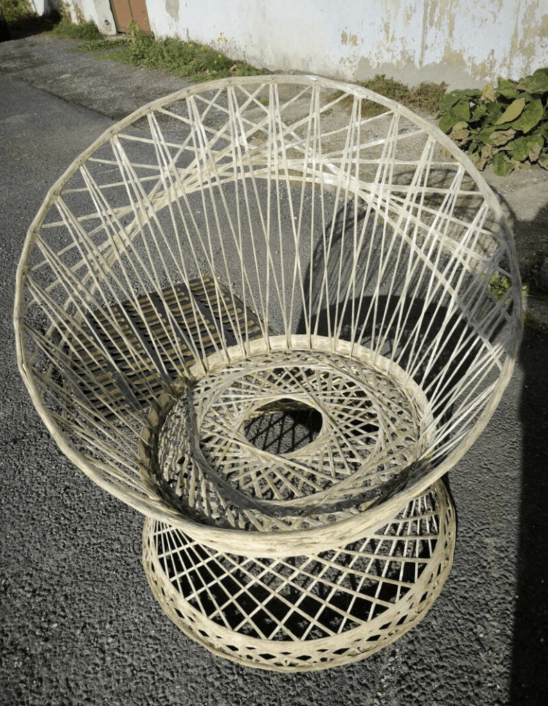 Paire de Fauteuils de Jardin Vintage en Fibre de Verre - Design Iconique - Ethic Atelier