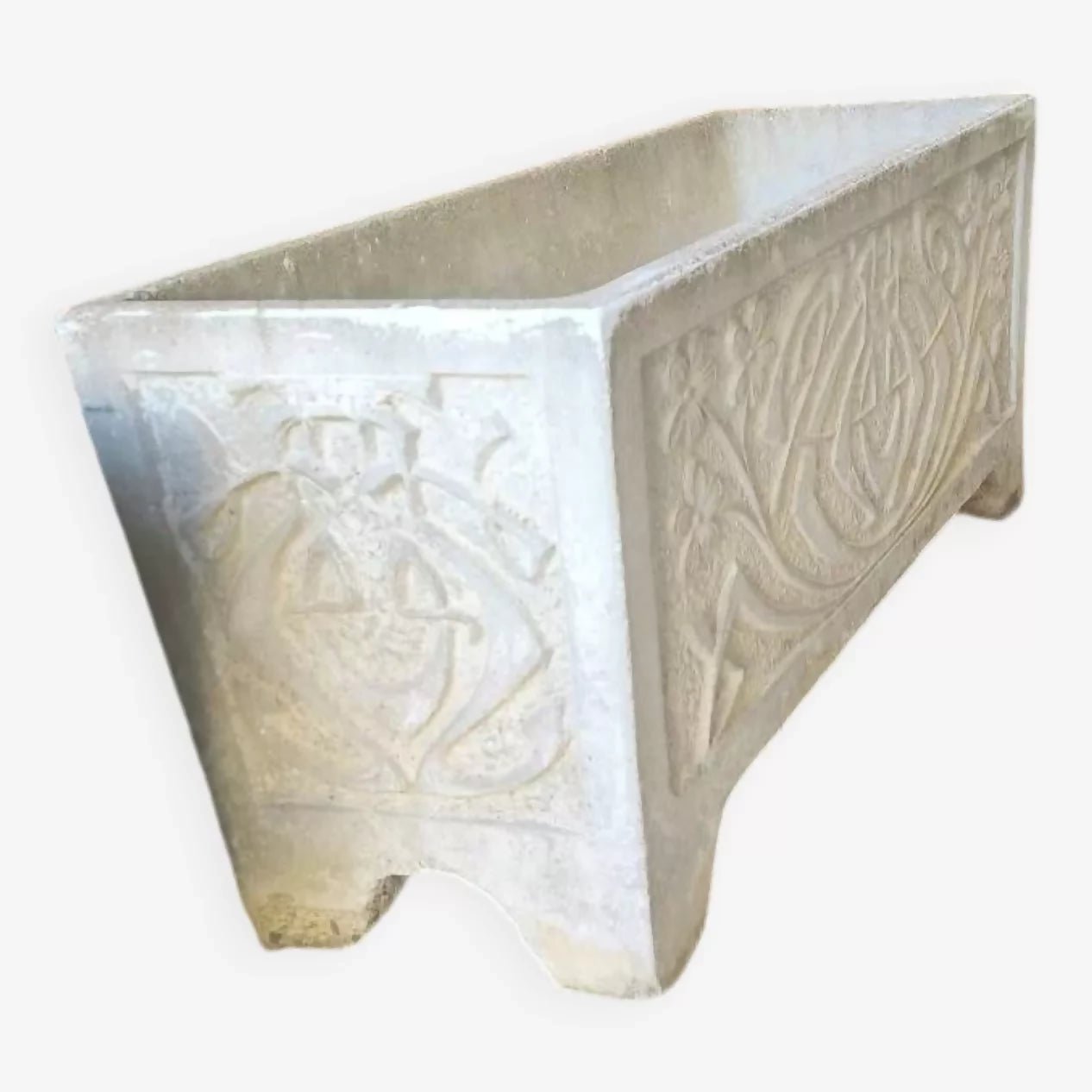 Paire de Jardinières en Béton Époque Art Nouveau - Ethic Atelier