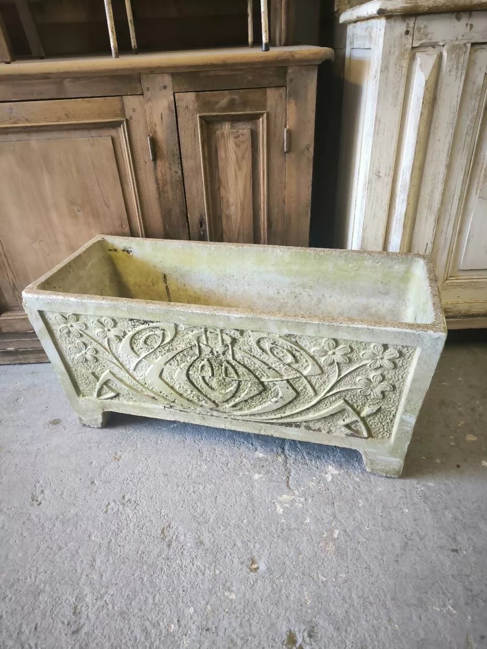 Paire de Jardinières en Béton Époque Art Nouveau - Ethic Atelier