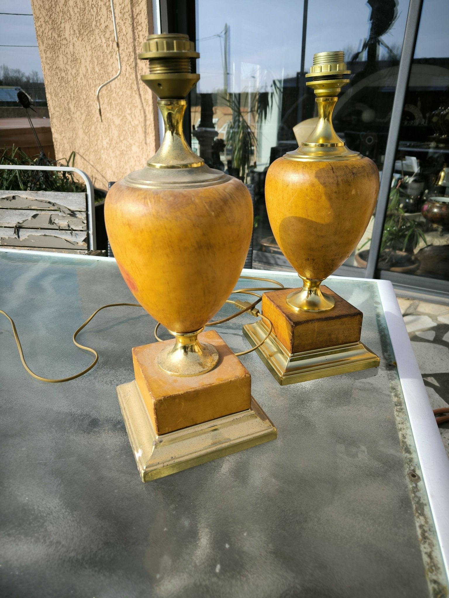 Paire de lampes modèle Porlander LE DAUPHIN - Ethic Atelier