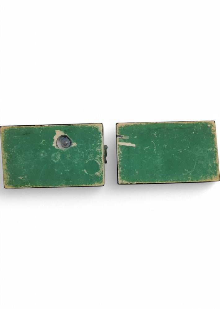 Paire de Serre - Livres Art Déco à Patine Verte - Ethic Atelier