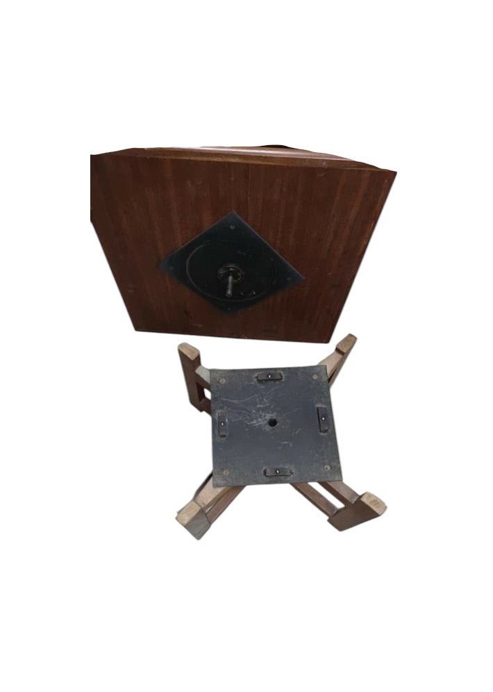 Petite bibliothèque Scandinave tournante en teck vers 1970 - Ethic Atelier