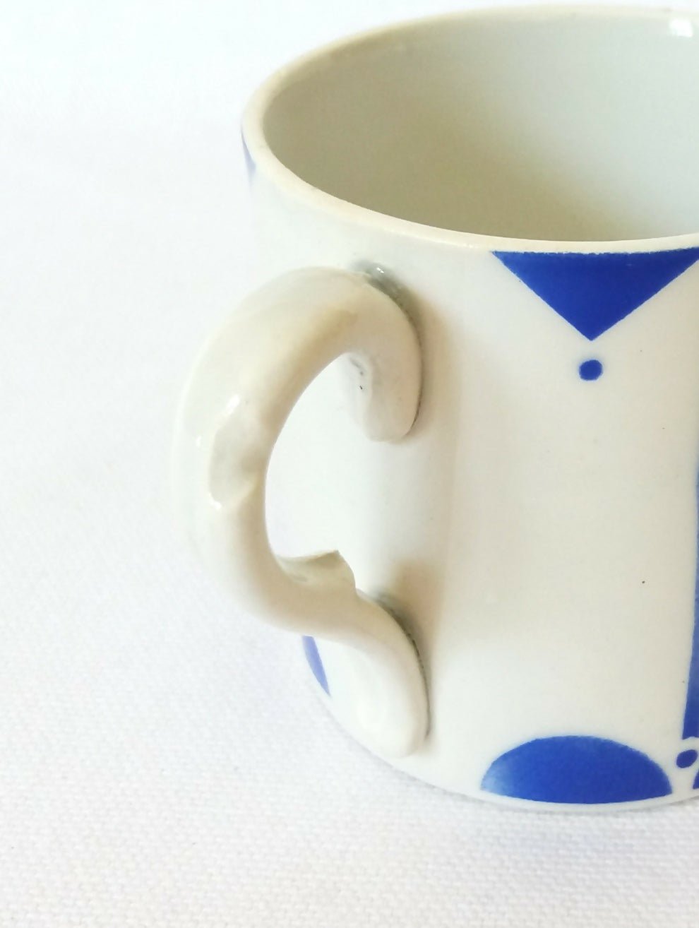 Petite tasse Sarreguemines Modèle Radatz bleu - Ethic Atelier