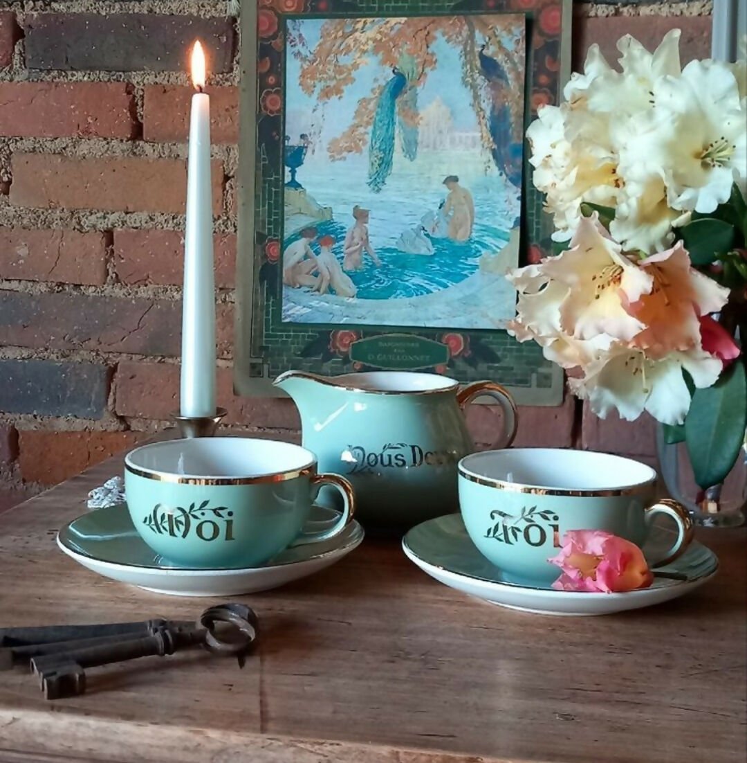 Petits - déjeuners Villeroy et Boch vintage - Ethic Atelier