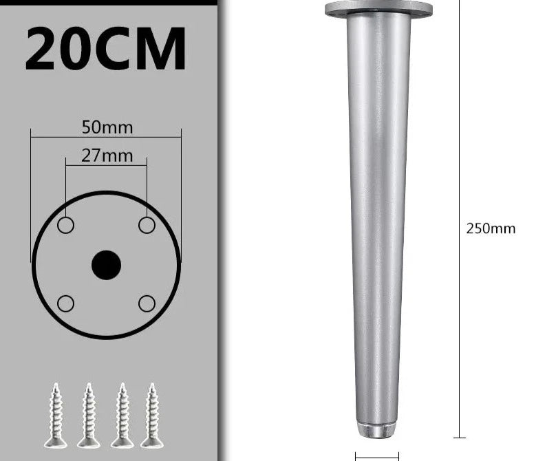 Pieds de Meuble en Aluminium MICHEL - DIY Rénovation de Meuble, Canapé, Sièges - Ethic Atelier