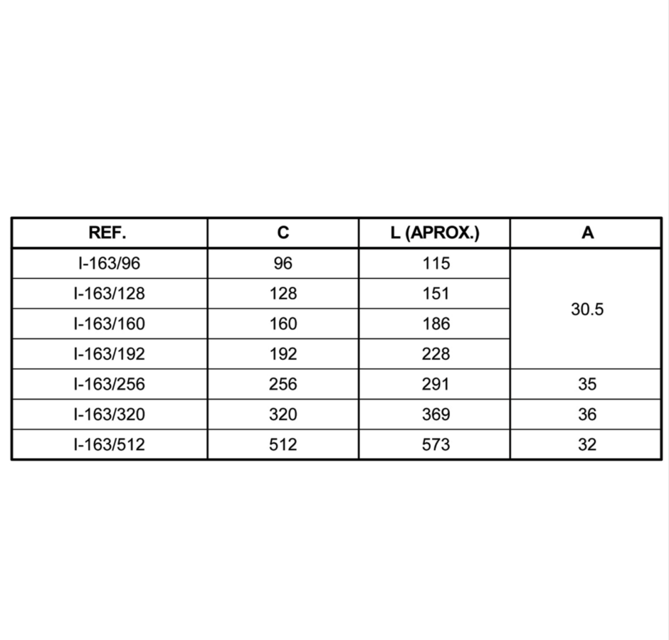 Poignée Courbe 163 Inox 304 - Inox Brossé - Ethic Atelier