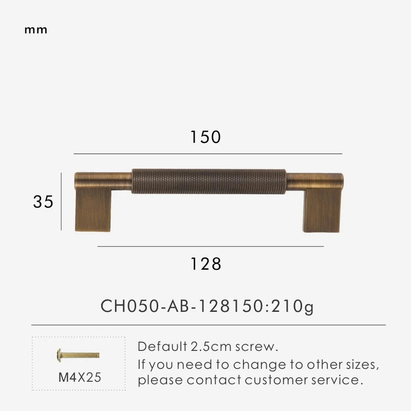 Poignée de Meuble en Laiton Massif MICCA Pour DIY commode, placard, meuble - Motif Croisé Antique - Ethic Atelier