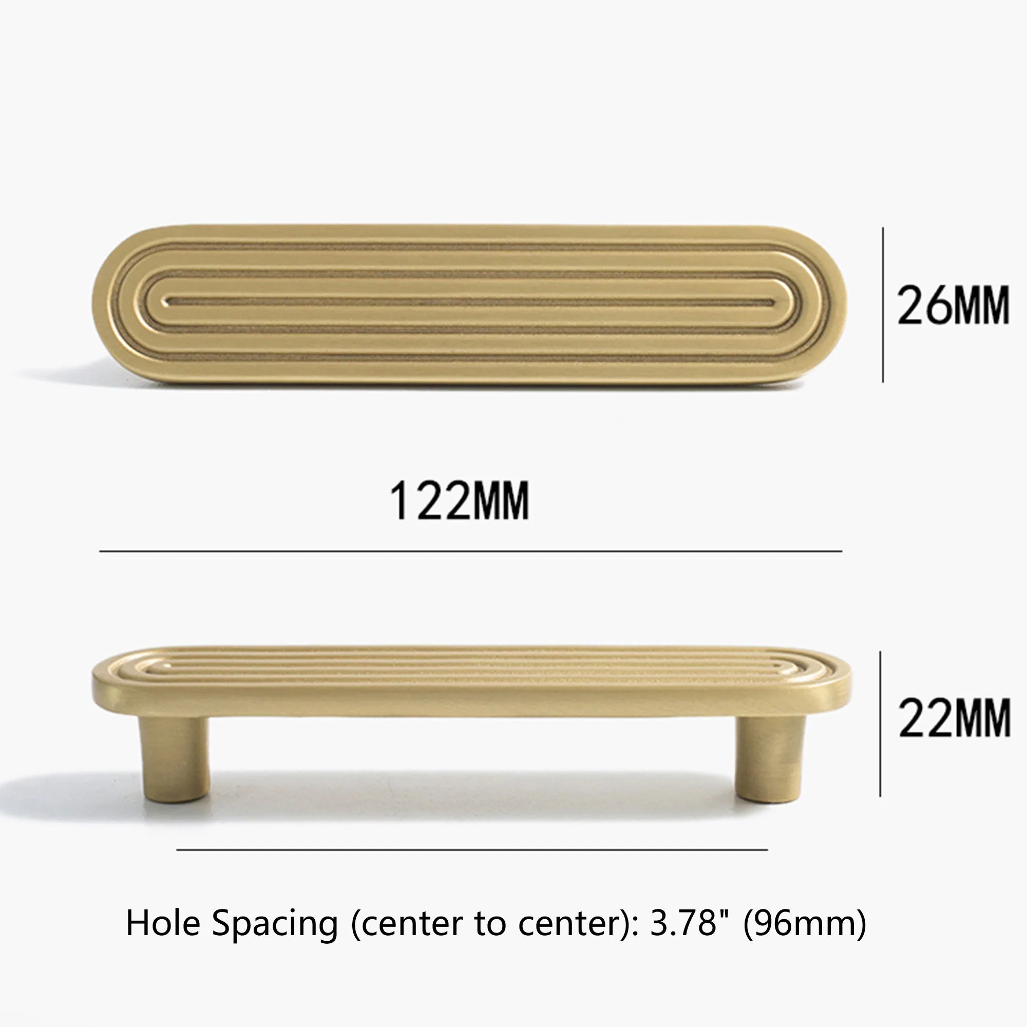 Poignées et Boutons de Meuble en Laiton Massif ELLIOT - Design Créatif et Moderne - Ethic Atelier