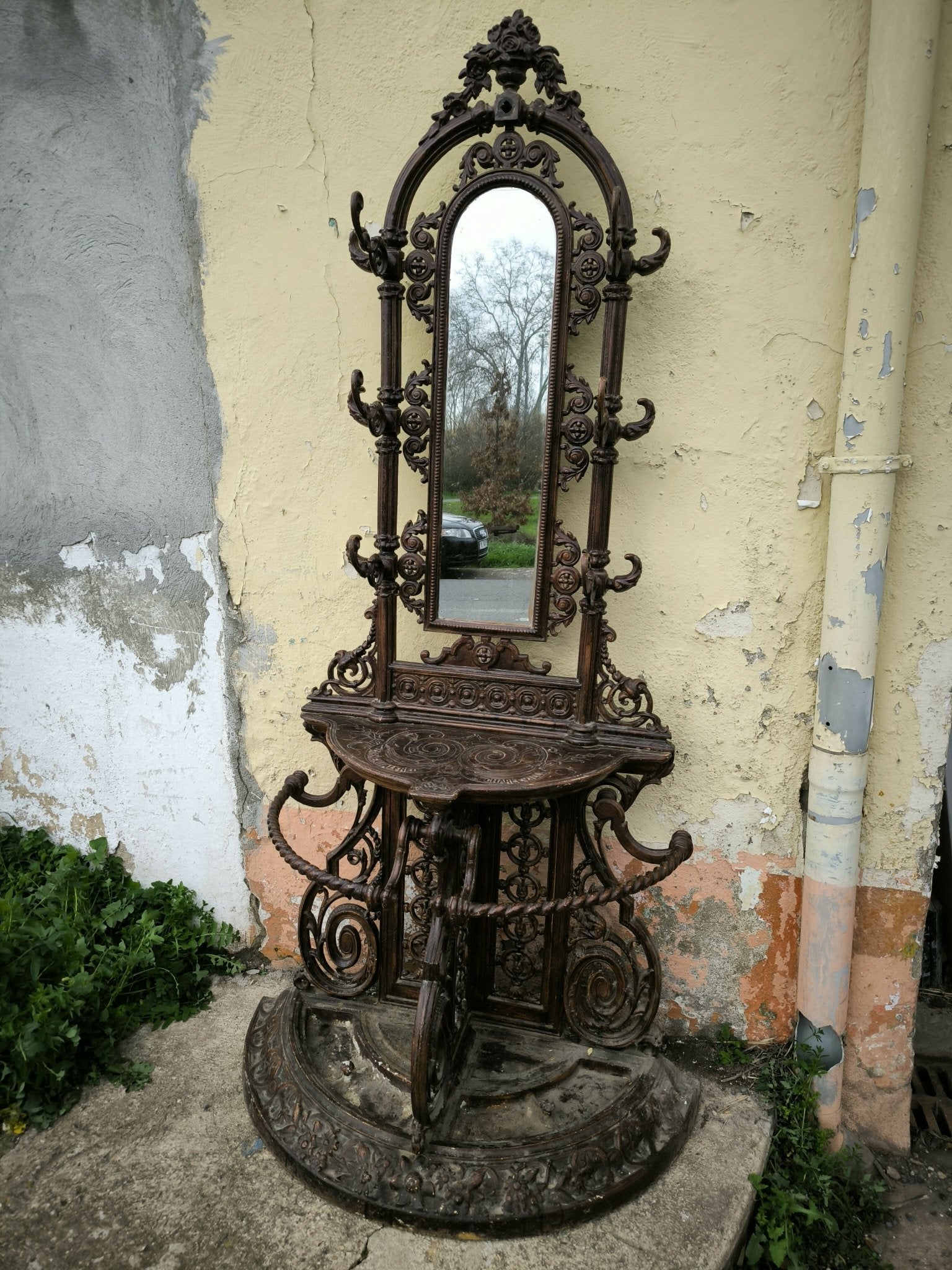 Porte manteaux de vestibule en fonte Alfred COURNEAU 1895 - Ethic Atelier