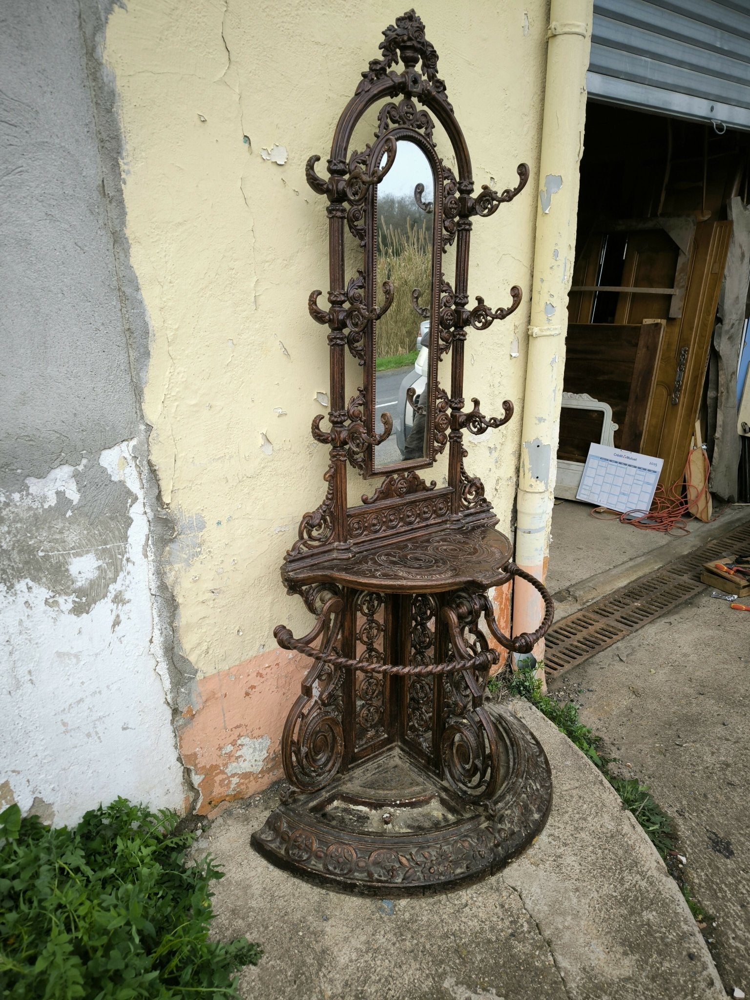 Porte manteaux de vestibule en fonte Alfred COURNEAU 1895 - Ethic Atelier