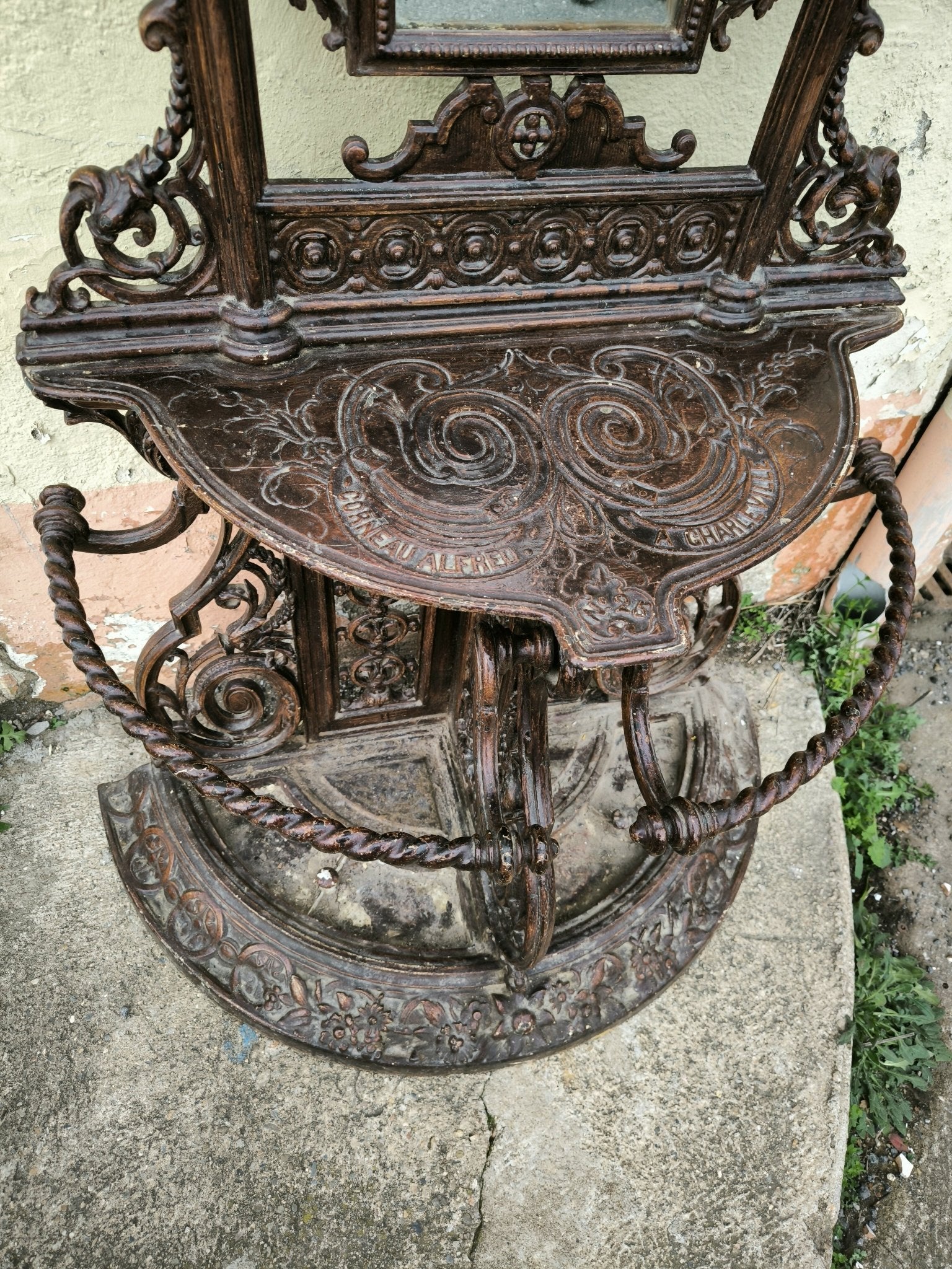 Porte manteaux de vestibule en fonte Alfred COURNEAU 1895 - Ethic Atelier