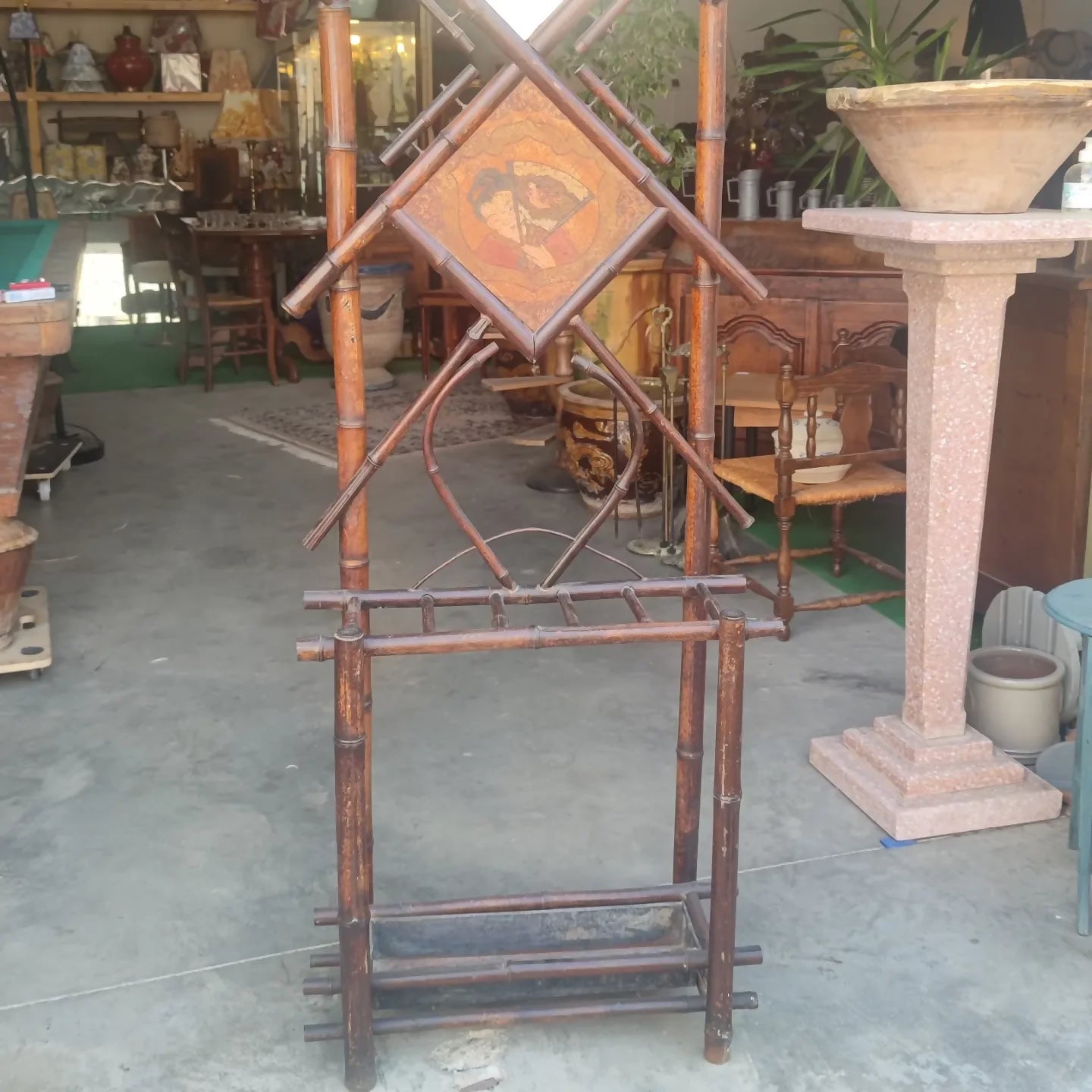 Porte manteaux en bambou vers 1900 - Ethic Atelier