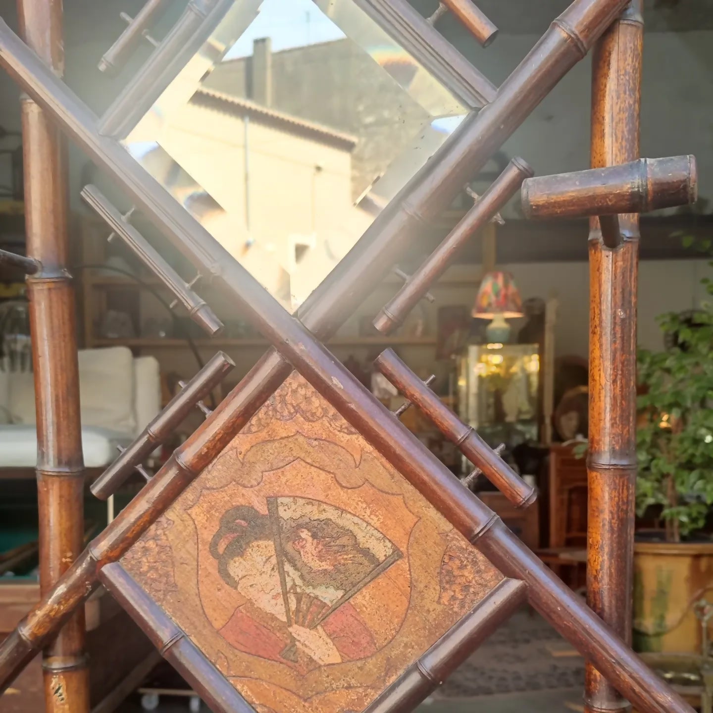 Porte manteaux en bambou vers 1900 - Ethic Atelier