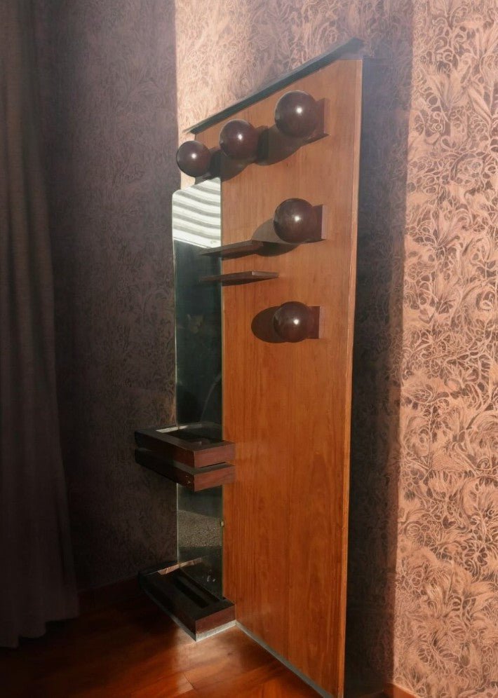 Porte manteaux mural en citronnier de Ceylan vers 1930/40 - Ethic Atelier