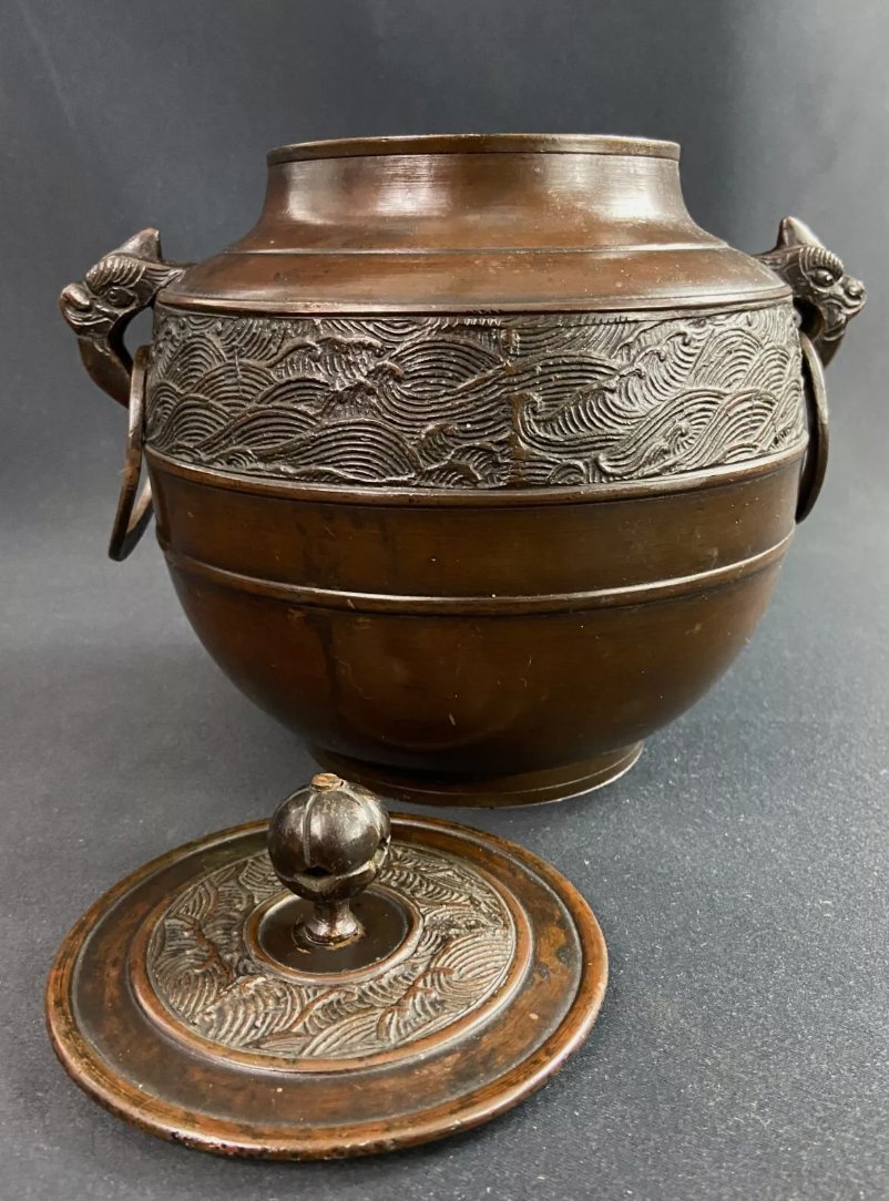 Pot à gingembre en bronze, époque Meiji - Ethic Atelier