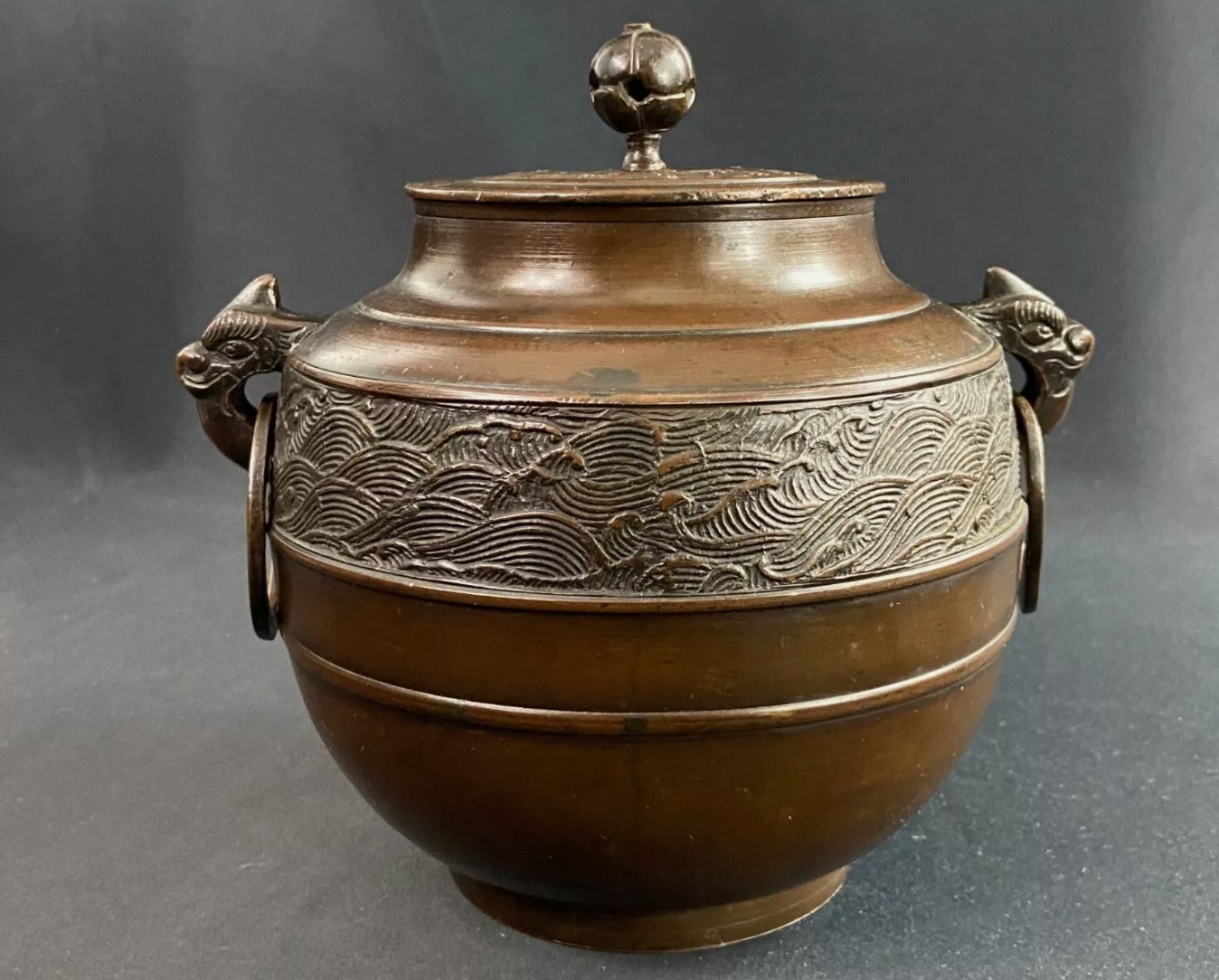 Pot à gingembre en bronze, époque Meiji - Ethic Atelier