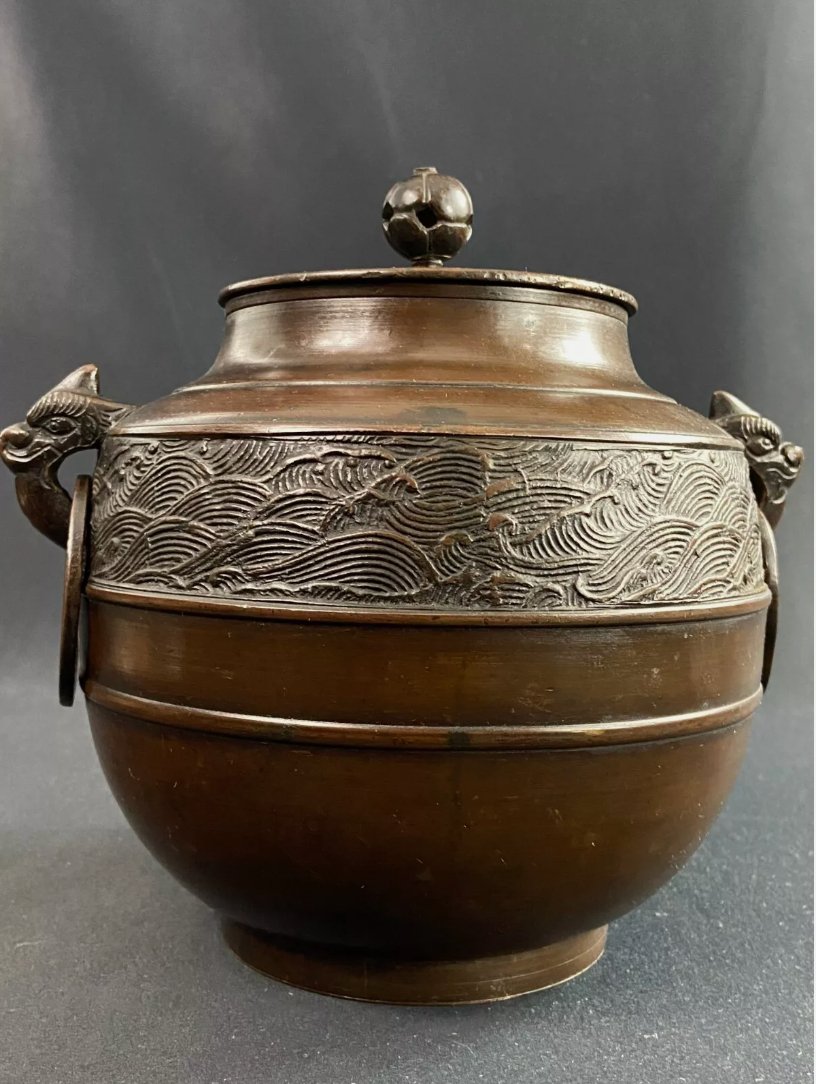 Pot à gingembre en bronze, époque Meiji - Ethic Atelier