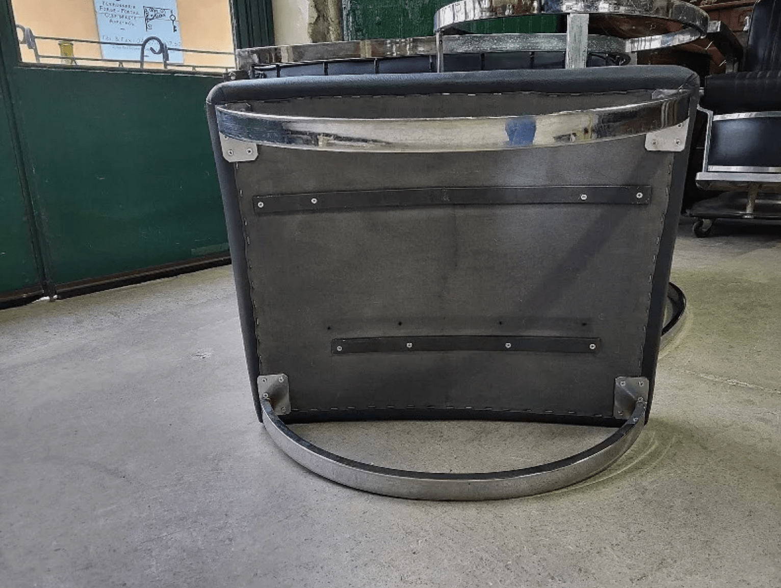 Rocking Chair Vintage avec repose - pieds en sky - Ethic Atelier