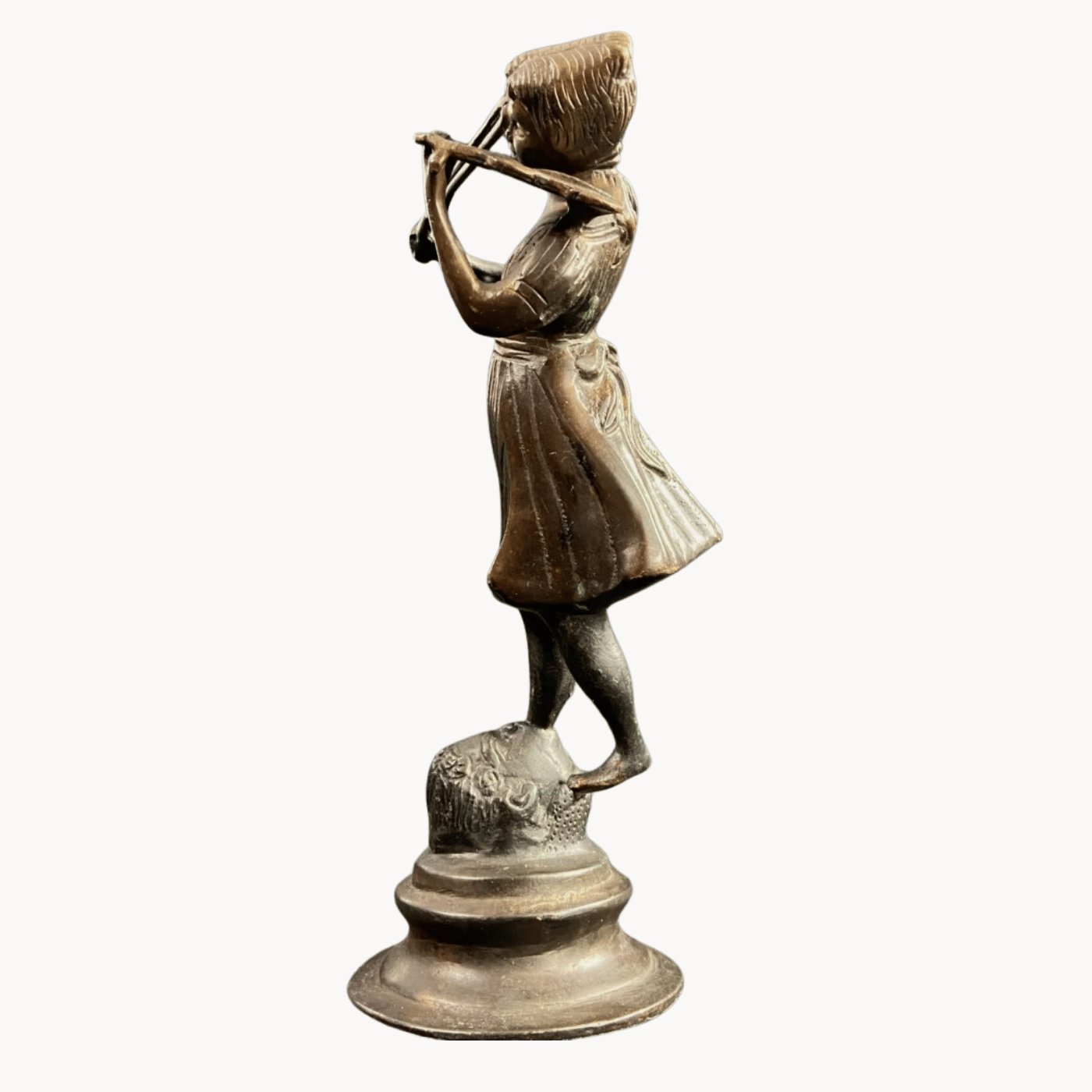 Sculpture en Bronze - Sujet de la Jeune Violoniste - XXe Siècle - Ethic Atelier