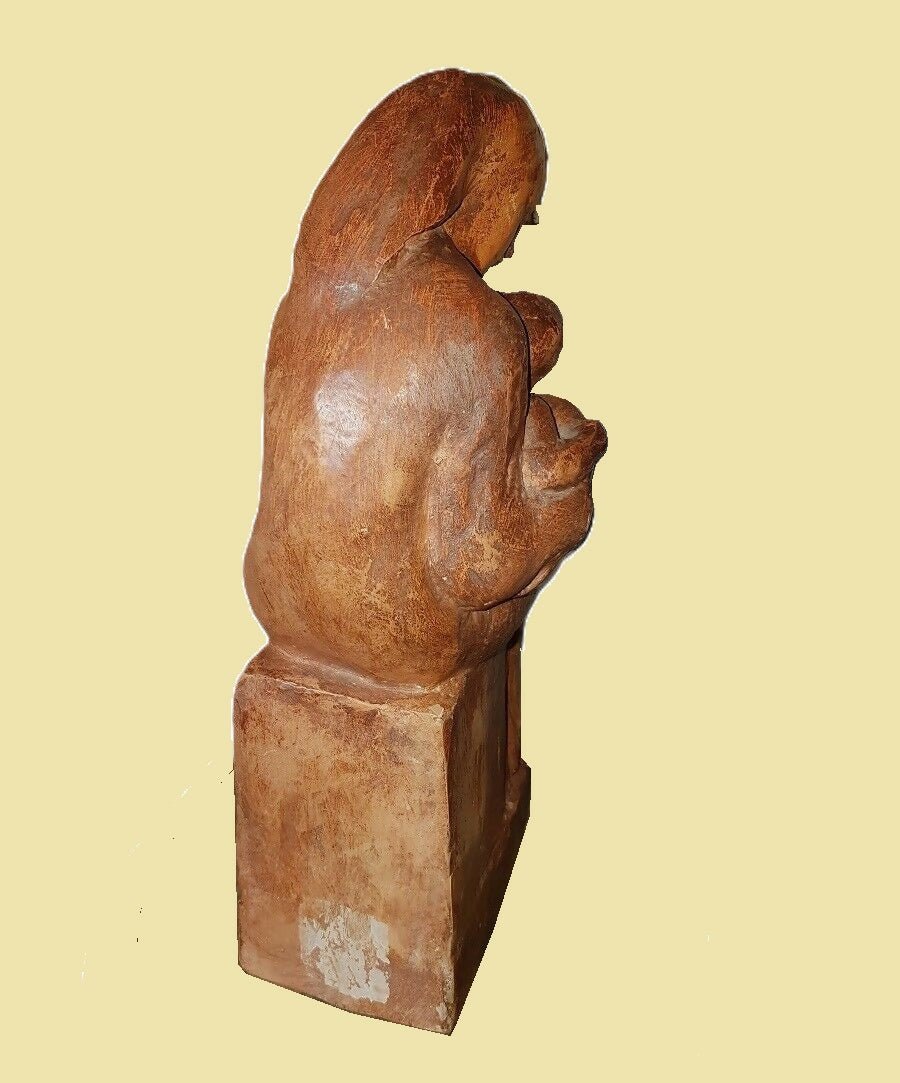 Sculpture Vierge à l'enfant - Ethic Atelier