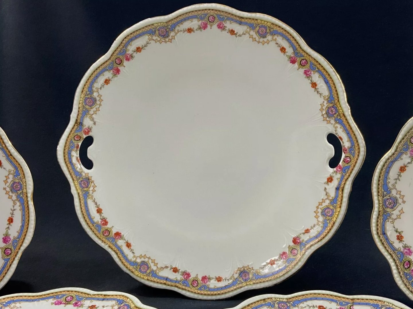 Service à Dessert en Porcelaine de Style Louis XVI - Ethic Atelier