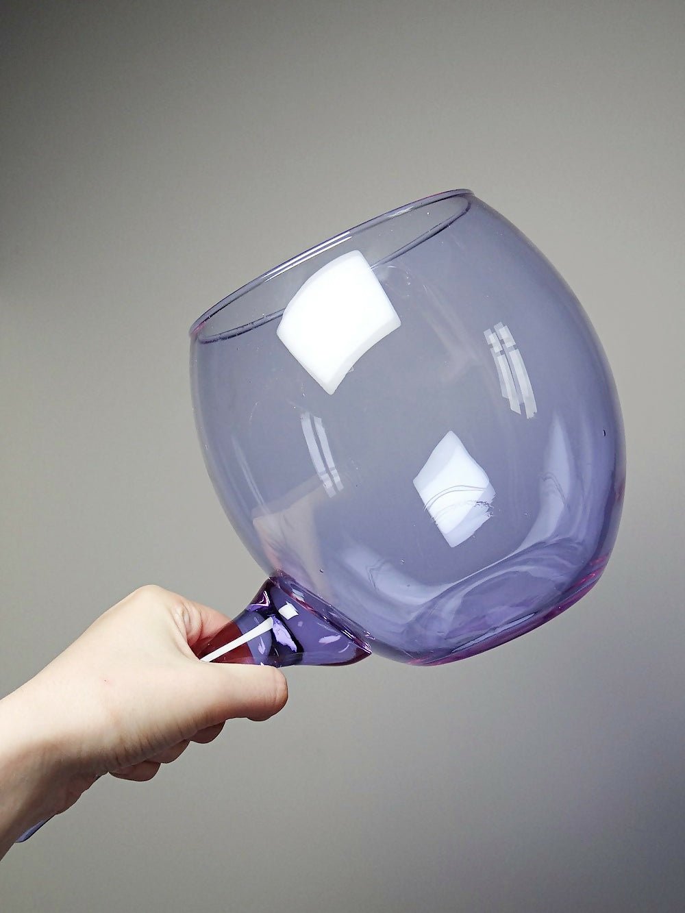 Service à sangria/punch vintage années 70 cristal Alexandrite "Bleikristall" - Ethic Atelier