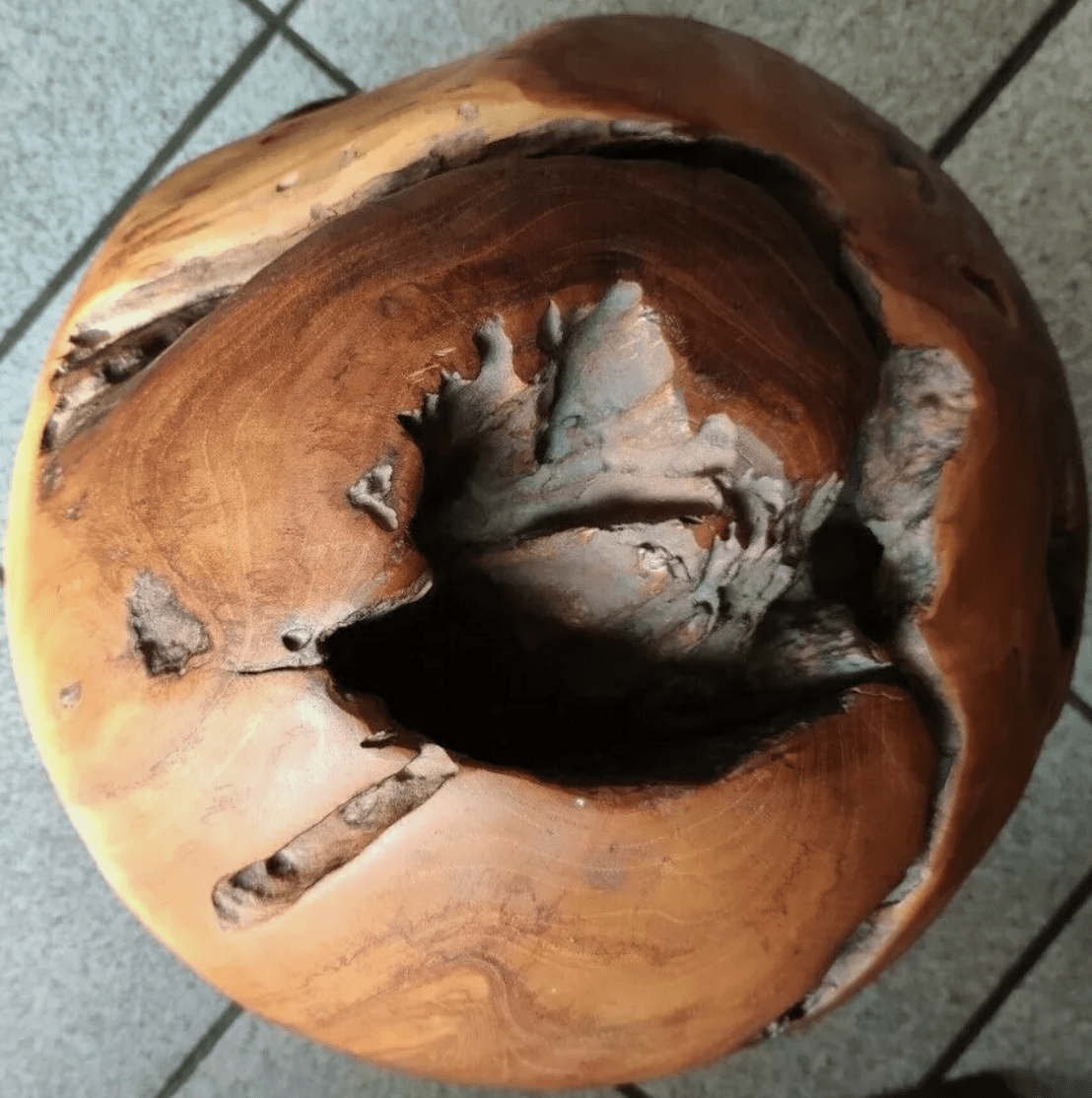 Sphère en Racine de Teck Ancienne - Ethic Atelier